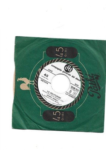 Jonny dorelli disco - disco, giri