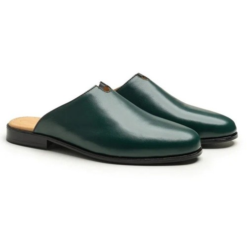 Mules pelle fatti mano - mules,