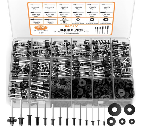 1000pcs set rivetti - rivetti, pop