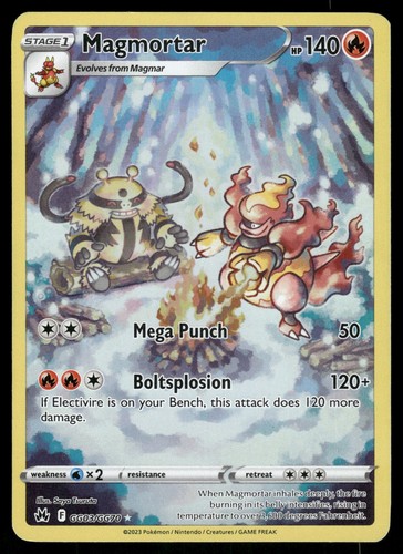 Magmortar holo ultra - holo, rara
