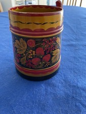 Boccale Decorato Il Legno