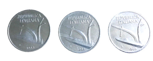 Italia monete lire - 10,