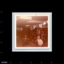 Square Color Photo MEN NEXT TO