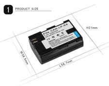 Battery for canon e6 - for,