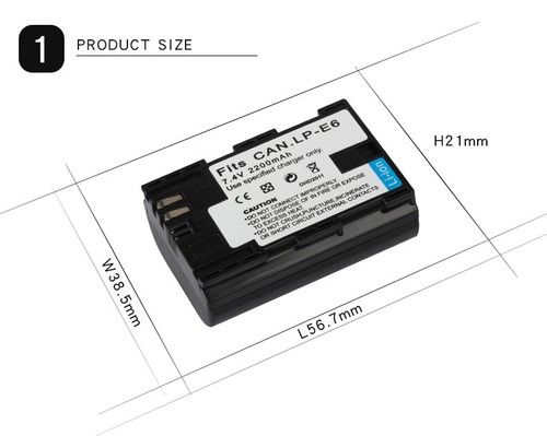 Batterie pour canon e6 - canon, lp-e6