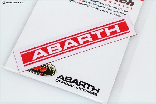 Patch adesiva scritta abarth - patch,