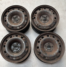 4 cerchi usati 15 pollici ORIGINALI  VW POLO  6x15 5x100 ET 38 57,1   IN FERRO