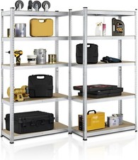 2x Scaffali in Metallo 180x90x40 cm - Portata 875kg -Robosto - Garage Magazzino