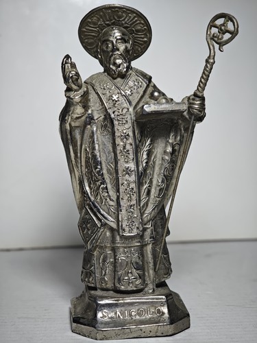 Antica statuina san nicola - antica,