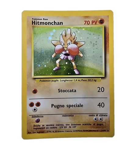 Pokemon hitmonchan 102 rara - hitmonchan, 7/102