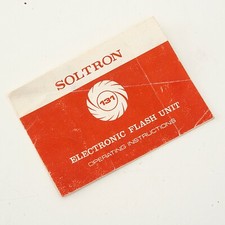 UNITÀ FLASH ELETTRONICA SOLTRON 131 - MANUALE ISTRUZIONI #PA124