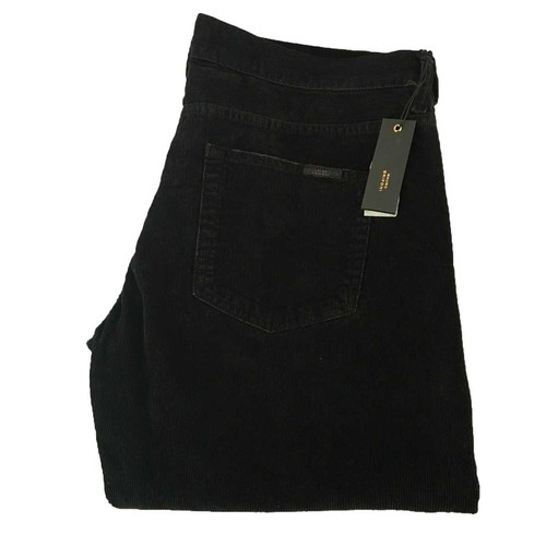 Jeans uomo velluto nero mauro - nero,