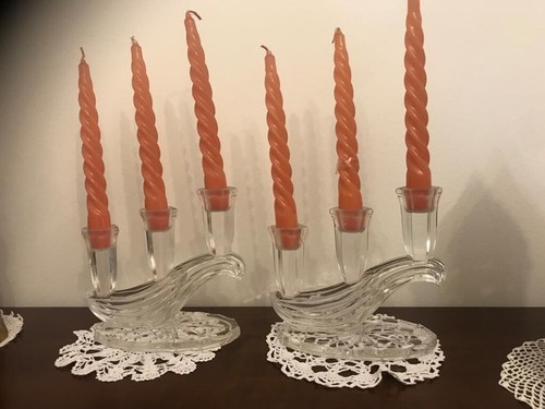 Candelabri cristallo anni 60 - candelabri,