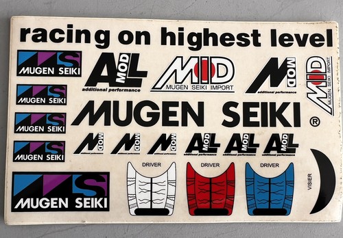 Mugen seiki adesivi - mugen, vintage