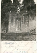 1956 FELTRE Portale scala giardino Palazzo Guarnieri Belluno Fotografia