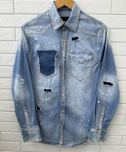 Camicia dsquared distressed - dsquared, 2