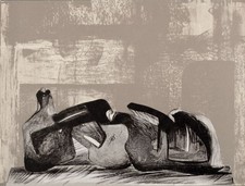 Lithographie Henry Moore 1977