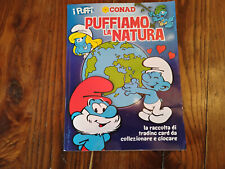 Album Card figurine completo "Puffiamo la natura" - I Puffi Peyo Conad 2012