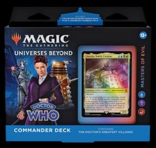 Magic Commander Deck "Masters of Evil" Doctor Who 2023 English Mazzo Grixis 