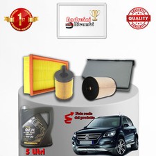 KIT TAGLIANDO FILTRI E OLIO VW TIGUAN 2.0 TDI 103KW 140CV DAL 2008 ->