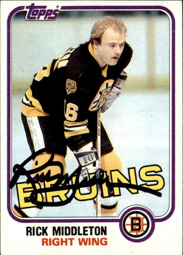 Rick middleton signed auto - signed,