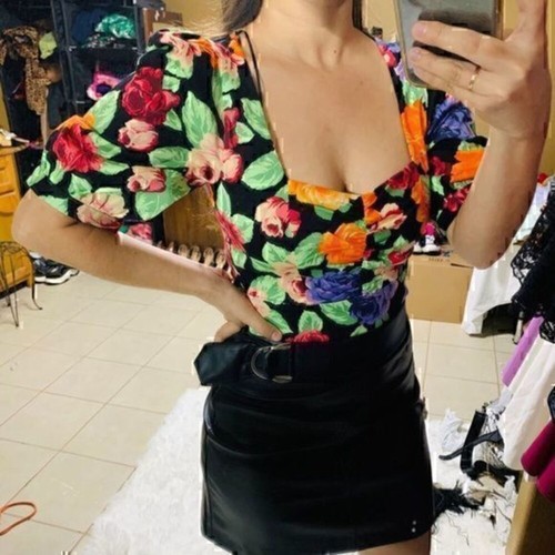 Zara floral print top 8256 - zara, 8256/428