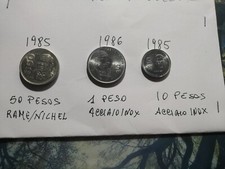 Messico:n° 3 monete ottimo stato poco circolate.Come da foto.