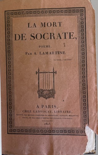 Antico libro lamartine - antico, la