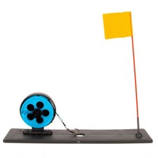 Portatile Inverno Ghiaccio Pesca Canna Punta Con Bandiera Marcatore Palo Frecce