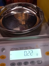 Moneta 1865 Imperio Mexicano Maximiliano Emperador In Oro più piccola del Mondo