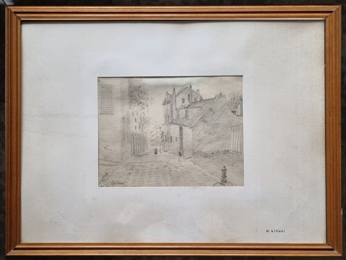 Disegno matita paesaggio - matita, "paesaggio