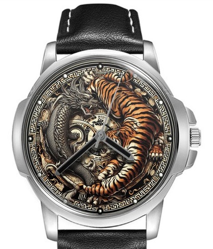Orologio polso cinese tigre - orologio,
