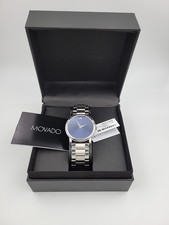 Orologio Movado Uomo Museum Classico Quadrante Navy Acciaio Inox 2100015 (prezzo consigliato 895€)
