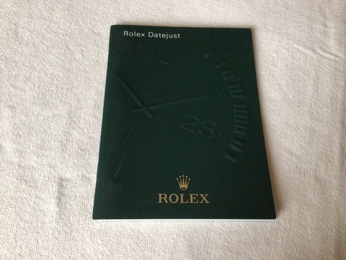 Libretto booklet rolex - booklet,
