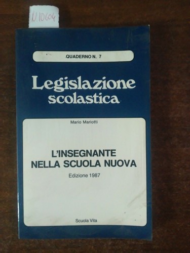 Legislazione scolastica - ,
