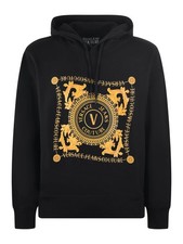 Felpa Uomo Nero Versace jeans