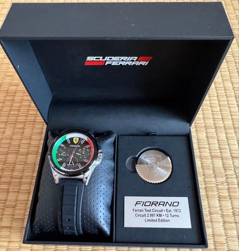 Ferrari watch black red - black,