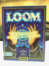 LOOM Vintage Big Box PC 1990 Lucasfilm Games CIB Complete Floppy Audio Drama