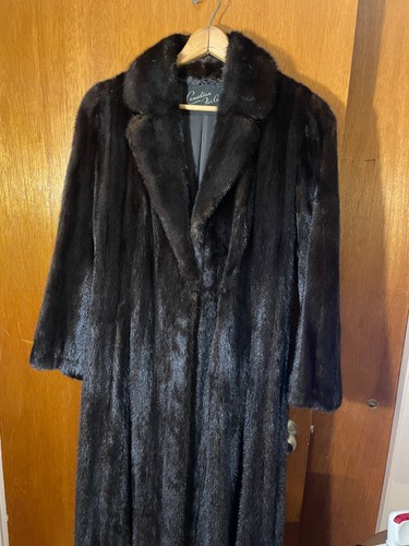 Cappotto visone ranch marrone