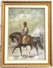 GIOVAN FRANCESCO  GONZAGA  olio su tela 50x70 -  anno 1995 con AUTENTICA