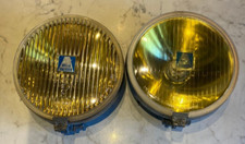 Faro proiettore alogeno cromato HELLA Ford Opel Audi VW Porsche Mercedes d'epoca