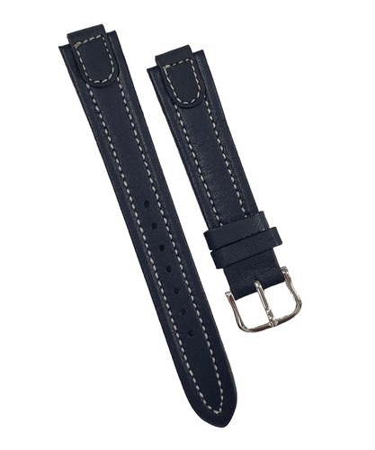 Cinturino pelle mm blu - cinturino,