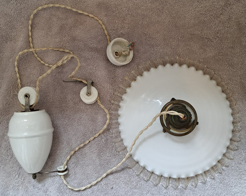 Francese plafoniera vintage - -,