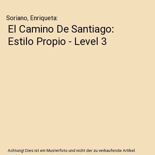 Camino santiago estilo - camino, de