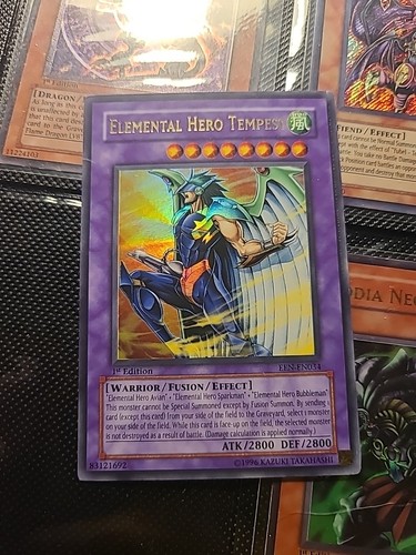 Yugioh elemental hero tempest - elemental,