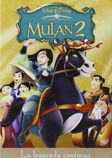 mulan 2	1 dvd		italiano 	walt disney animazione cartoni animati nuovo