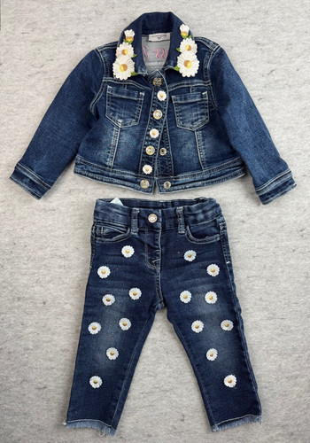 Giacca jeans denim monnalisa - giacca,