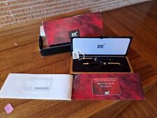 Stilografica Montblanc Meisterstuck 4810 14k + Penna A Sfera Confeziona Doppia