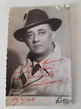 Bruno Carmassi basso Foto Autografo con dedica 1948   