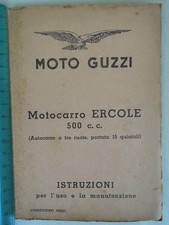 Moto guzzi motocarro ercole - moto,